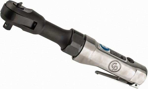 Chicago Pneumatic - 3/8" Drive, 150 RPM, 10 to 50 Ft/Lb Torque Ratchet Wrench Kit - Exact Tooling