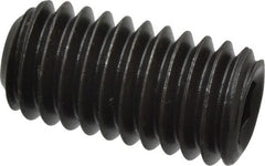 Value Collection - 3/8-16 UNC, 3/4" OAL, Cup Point Set Screw - Grade 8 Alloy Steel, 3/16" Key - Exact Tooling