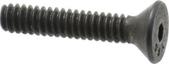 Value Collection - #4-40 UNC Hex Socket Drive, 82° Flat Screw - Alloy Steel, Black Oxide Finish, Fully Threaded, 5/8" OAL - Exact Tooling