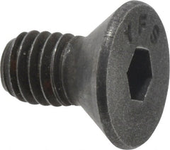Value Collection - #10-32 UNF Hex Socket Drive, 82° Flat Screw - Alloy Steel, Black Oxide Finish, Fully Threaded, 3/8" OAL - Exact Tooling