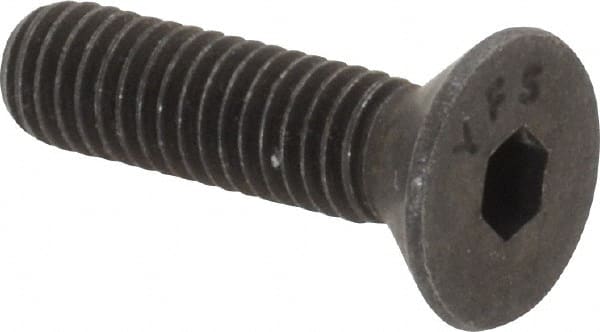 Value Collection - #10-32 UNF Hex Socket Drive, 82° Flat Screw - Alloy Steel, Black Oxide Finish, Fully Threaded, 3/4" OAL - Exact Tooling