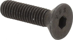 Value Collection - #10-32 UNF Hex Socket Drive, 82° Flat Screw - Alloy Steel, Black Oxide Finish, Fully Threaded, 3/4" OAL - Exact Tooling
