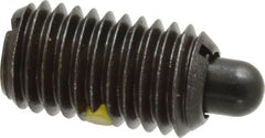 Gibraltar - 5/8-11, 1-1/8" Thread Length, 5/16" Plunger Projection, Steel Threaded Spring Plunger - Exact Tooling