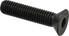 Value Collection - 1/2-13 UNC Hex Socket Drive, 82° Flat Screw - Alloy Steel, Black Oxide Finish, Fully Threaded, 2-1/4" OAL - Exact Tooling