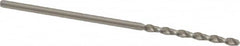 Accupro - 1.35mm 130° Cobalt Jobber Drill - Bright Finish, Right Hand Cut, Parabolic Flute, Straight Shank, 1-37/64" OAL, Split Point - Exact Tooling