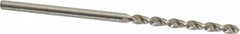 Accupro - #46 130° Cobalt Jobber Drill - Bright Finish, Right Hand Cut, Parabolic Flute, Straight Shank, 1-15/16" OAL, Split Point - Exact Tooling