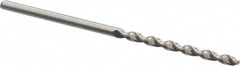 Accupro - #42 130° Cobalt Jobber Drill - Bright Finish, Right Hand Cut, Parabolic Flute, Straight Shank, 2-1/4" OAL, Split Point - Exact Tooling