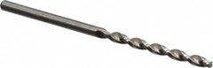 Accupro - #32 130° Cobalt Jobber Drill - Bright Finish, Right Hand Cut, Parabolic Flute, Straight Shank, 2-13/32" OAL, Split Point - Exact Tooling
