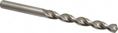 Accupro - Letter Q 130° Cobalt Jobber Drill - Bright Finish, Right Hand Cut, Parabolic Flute, Straight Shank, 4-19/32" OAL, Split Point - Exact Tooling