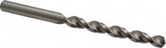 Accupro - Letter R 130° Cobalt Jobber Drill - Bright Finish, Right Hand Cut, Parabolic Flute, Straight Shank, 4-29/32" OAL, Split Point - Exact Tooling