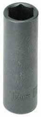 Armstrong - 3/8" Drive 14mm Deep Impact Socket - 6 Points, 2-33/64" OAL - Exact Tooling