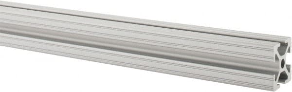 80/20 Inc. - 97 Inches Long x 1 Inch Wide x 1 Inch High, T Slotted Aluminum Extrusion - 0.4379 Square Inches, Clear Anodized Finish - Exact Tooling