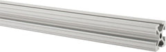 80/20 Inc. - 97 Inches Long x 1 Inch Wide x 1 Inch High, T Slotted Aluminum Extrusion - 0.4379 Square Inches, Clear Anodized Finish - Exact Tooling