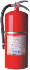 Kidde - 20 Lb, 6-A:120-B:C Rated, Dry Chemical Fire Extinguisher - 7-1/4" Diam x 21.6" High, 195 psi, 20' Discharge in 28 sec, Rechargeable, Steel Cylinder - Exact Tooling