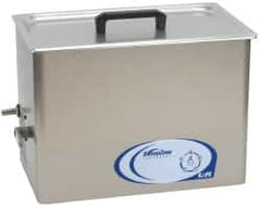 L&R Ultrasonic - Bench Top Water-Based Ultrasonic Cleaner - 3.25 Gal Max Operating Capacity, Stainless Steel Tank - Exact Tooling