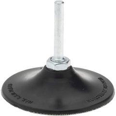 Merit Abrasives - 3" Diam Quick-Change Type P Disc Backing Pad - Exact Tooling