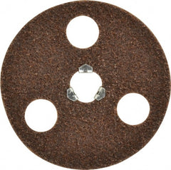Norton - 4-1/2" Coarse Grade Aluminum Oxide Deburring Disc - Quick Change Connection - Exact Tooling