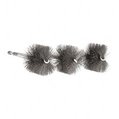 Ridgid - 2 Inch Inside Diameter, 2-1/4 Inch Actual Brush Diameter, Steel, Power Fitting and Cleaning Brush - Exact Tooling