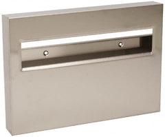 Made in USA - 500 Capacity Stainless Steel Toilet Seat Cover Dispenser - 11" High x 15-3/4" Wide 1-3/4" Deep - Exact Tooling