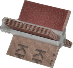 Superior Abrasives - 180 Grit, Coated, Aluminum Oxide Bore Polisher - 1/4" Shank Length, Very Fine Grade, 22,000 RPM, Polishes Bores with 1 to 1-1/2" Diam - Exact Tooling