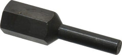 Value Collection - 1" Long Bore Polisher Mandrel - 5/16-18 Thread, 1/2" Diam, 1/2" Hole, for Use with SK-3 - Exact Tooling