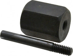 Made in USA - 2-1/2" Long Bore Polisher Mandrel - 1/2-20 Thread, 1/2" Hole, for Use with SK-4 - Exact Tooling