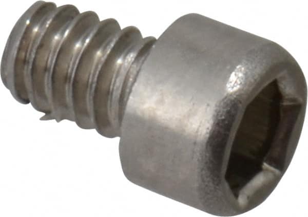 Value Collection - #2-56 UNC Hex Socket Drive, Socket Cap Screw - Grade 18-8 Stainless Steel, 1/8" Length Under Head - Exact Tooling