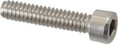 Value Collection - #3-48 UNC Hex Socket Drive, Socket Cap Screw - Grade 18-8 Stainless Steel, 1/2" Length Under Head - Exact Tooling