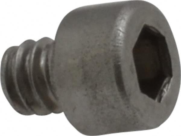 Value Collection - #4-40 UNC Hex Socket Drive, Socket Cap Screw - Grade 18-8 Stainless Steel, 1/8" Length Under Head - Exact Tooling