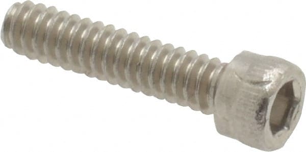 Value Collection - #4-40 UNC Hex Socket Drive, Socket Cap Screw - Grade 18-8 Stainless Steel, 1/2" Length Under Head - Exact Tooling