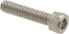 Value Collection - #4-40 UNC Hex Socket Drive, Socket Cap Screw - Grade 18-8 Stainless Steel, 1/2" Length Under Head - Exact Tooling