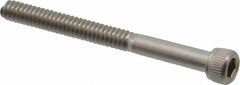 Value Collection - #4-40 UNC Hex Socket Drive, Socket Cap Screw - Grade 18-8 Stainless Steel, 1-1/4" Length Under Head - Exact Tooling