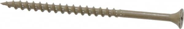 Buildex - #8 Bugle Head, Phillips Steel Deck Screw - 3" OAL, Grade C-1018 - Exact Tooling