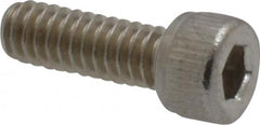 Value Collection - #5-40 UNC Hex Socket Drive, Socket Cap Screw - Grade 18-8 Stainless Steel, 3/8" Length Under Head - Exact Tooling
