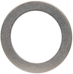 Made in USA - 0.048" Thick, 1-1/4" Inside x 1-3/4" OD, Round Shim - Uncoated 302/304 Stainless Steel - Exact Tooling