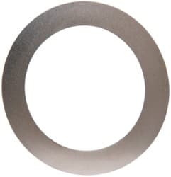 Made in USA - 0.005" Thick, 1-1/4" Inside x 1-3/4" OD, Round Shim - Uncoated 302/304 Stainless Steel - Exact Tooling