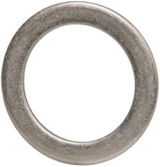 Made in USA - 0.09" Thick, 1-1/4" Inside x 1-3/4" OD, Round Shim - Uncoated 302/304 Stainless Steel - Exact Tooling