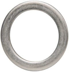 Made in USA - 1/8" Thick, 1-3/8" Inside x 1-7/8" OD, Round Shim - Uncoated 302/304 Stainless Steel - Exact Tooling