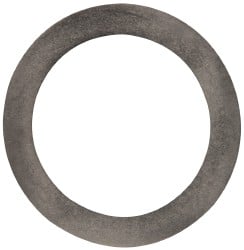 Made in USA - 0.015" Thick, 1-3/8" Inside x 1-7/8" OD, Round Shim - Uncoated 302/304 Stainless Steel - Exact Tooling