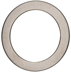 Made in USA - 0.048" Thick, 1-3/8" Inside x 1-7/8" OD, Round Shim - Uncoated 302/304 Stainless Steel - Exact Tooling