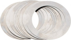 Made in USA - 0.007" Thick, 1-3/8" Inside x 1-7/8" OD, Round Shim - Uncoated 302/304 Stainless Steel - Exact Tooling