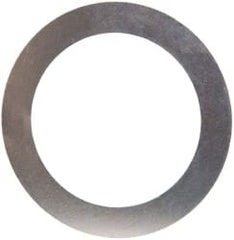 Made in USA - 0.008" Thick, 1-3/8" Inside x 1-7/8" OD, Round Shim - Uncoated 302/304 Stainless Steel - Exact Tooling