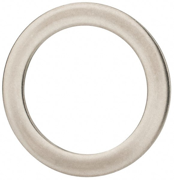 Made in USA - 0.09" Thick, 1-3/8" Inside x 1-7/8" OD, Round Shim - Uncoated 302/304 Stainless Steel - Exact Tooling