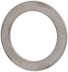 Made in USA - 0.048" Thick, 1-1/2" Inside x 2-1/8" OD, Round Shim - Uncoated 302/304 Stainless Steel - Exact Tooling
