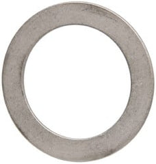 Made in USA - 0.048" Thick, 1-1/2" Inside x 2-1/8" OD, Round Shim - Uncoated 302/304 Stainless Steel - Exact Tooling