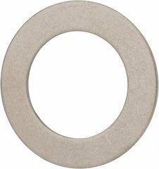 Made in USA - 0.09" Thick, 1-3/4" Inside x 2-3/4" OD, Round Shim - Uncoated 302/304 Stainless Steel - Exact Tooling