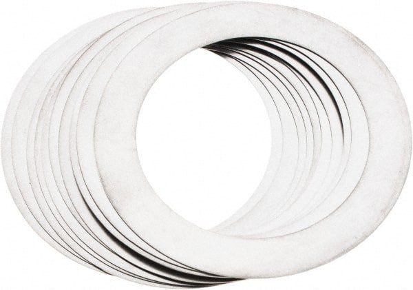 Made in USA - 0.012" Thick, 2" Inside x 2-3/4" OD, Round Shim - Uncoated 302/304 Stainless Steel - Exact Tooling