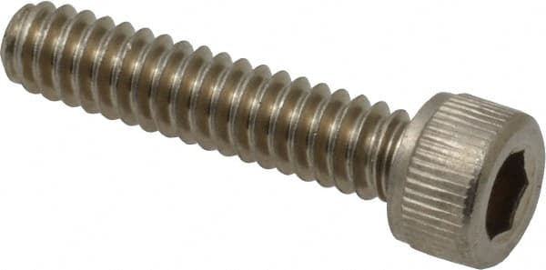 Value Collection - #10-24 UNC Hex Socket Drive, Socket Cap Screw - Grade 18-8 Stainless Steel, 7/8" Length Under Head - Exact Tooling