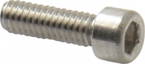 Value Collection - #1-72 UNF Hex Socket Drive, Socket Cap Screw - Grade 18-8 Stainless Steel, 1/4" Length Under Head - Exact Tooling