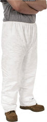 Dupont - Size 3XL, Tyvek General Purpose Work Pants - 27-1/2 Inch Waist, 30 Inch Inseam, White - Exact Tooling